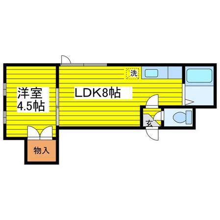 環状通東駅 徒歩9分 3階の物件間取画像